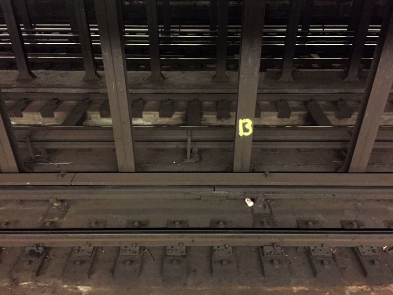 A 12-year-old boy was plucked from the Hoyt Street station tracks by a 5 train operator Thursday morning, the MTA said.
