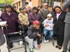 Dozens of Bed-Stuy residents united to protest the closure of the Bed-Stuy senior center.