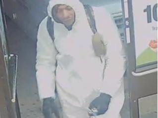 Cops traced the suspect to the Bronx after finding his discarded hazmat suit, according to reports.