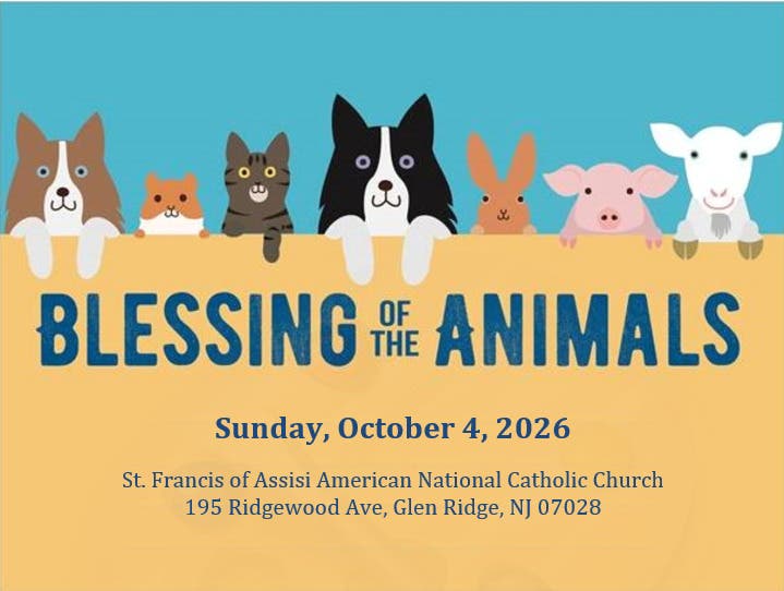 Annual Blessing of the Animals