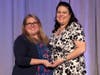 Monica Ann Hilliard of Bloomberg Philanthropies and recipient of the Kathleen H. Murray Award, with Director of Wish Gra