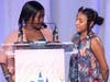 Shirley Sly, whose wish was granted in 2002 for a computer, reveals to her daughter, 11-year-old Zakhyrah, that her wish