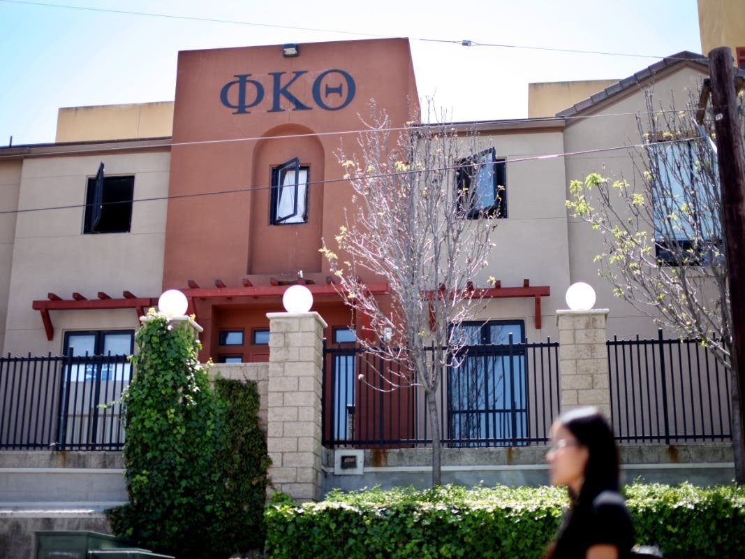 The former Phi Kappa Theta Fraternity house at San Diego State University. 14 other fraternities were suspended this week.