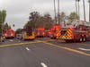 The fire was reported about 6:30 a.m. at a two-story townhouse in the 1000 block of Murrieta Blvd. 