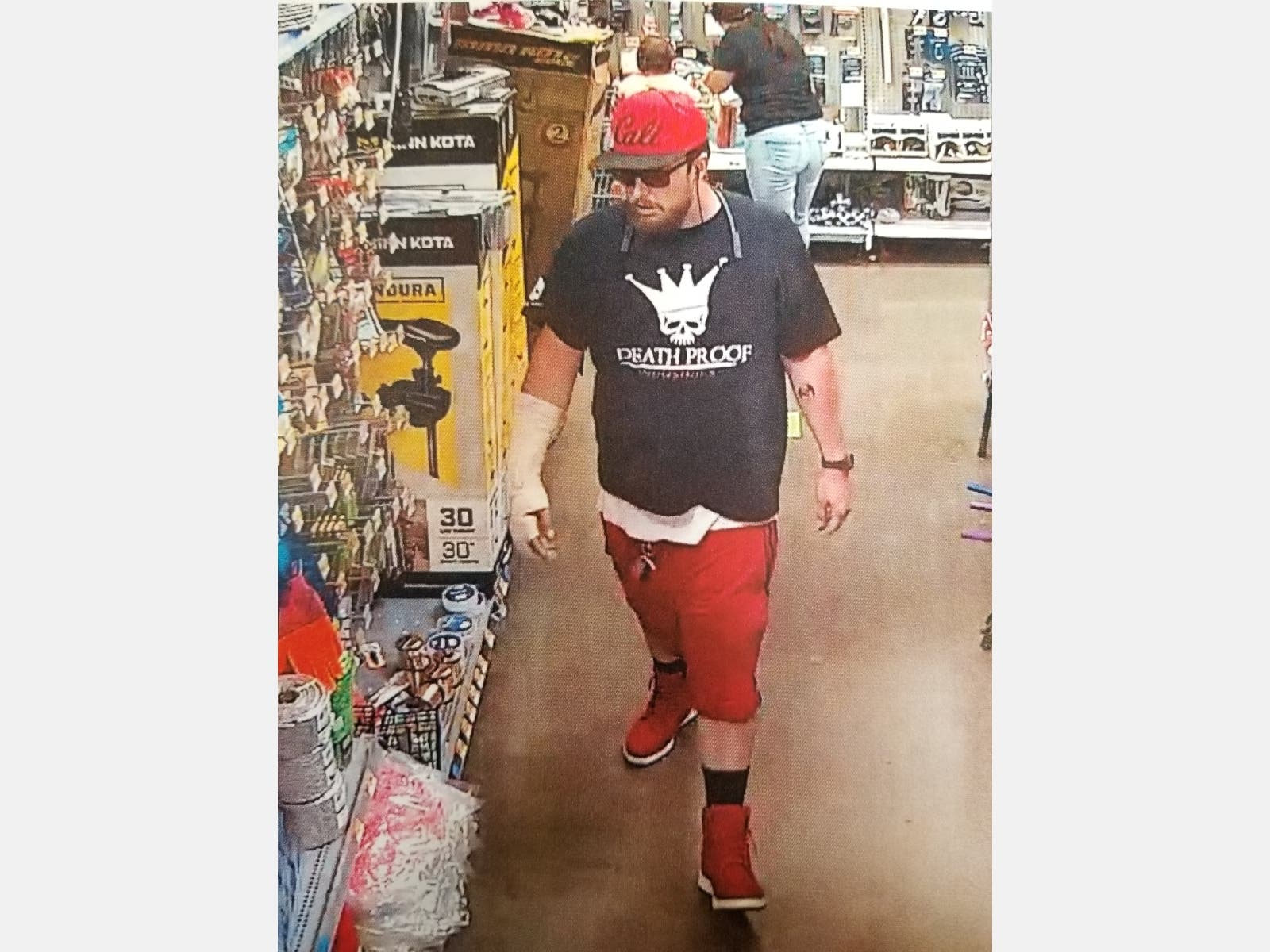 Brandan Reid Nylander inside the Walmart on Lincoln  Avenue in Napa on the day of the shooting.