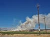The Crews Fire had burned more than 150 acres with a moderate rate of spread shortly after 3 p.m. Sunday, Cal Fire said.