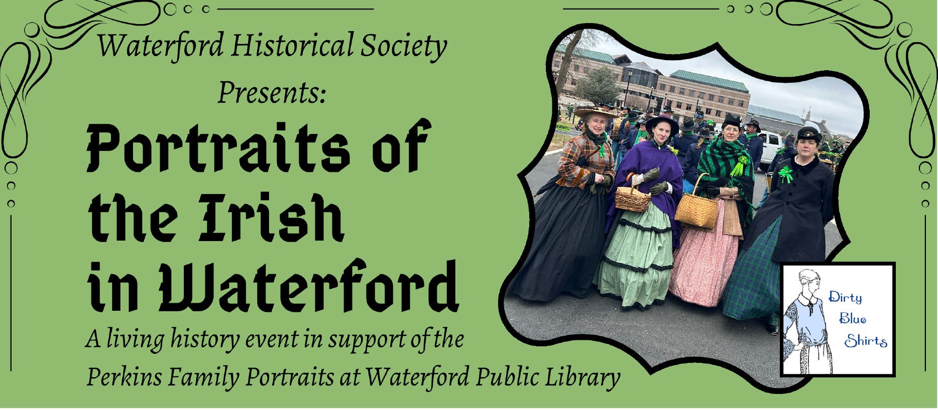 "Portraits of the Irish in Waterford" - a Second Saturday event