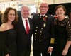 First Selectman Mike Tetreau and Giulia Tetreau Congratulate Chief Denis McCarthy and Barbara McCarthy