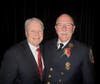 Fairfield First Selectman Mike Tetreau with Fire Chief Denis McCarthy 
