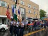 Bridgeport Police Honor Guard Leads Mayor Ganim in Pride March