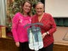Artist Jenny Kenny of Yonkers, NY with Easton Mom and Two-Time Ovarian Cancer Survivor Noreen Forde