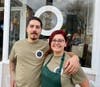 Kickstart Cafe Owners Matthew Bartol and Stephanie Champagne.  Located at 462 Howe Avenue in Shelton, CT.