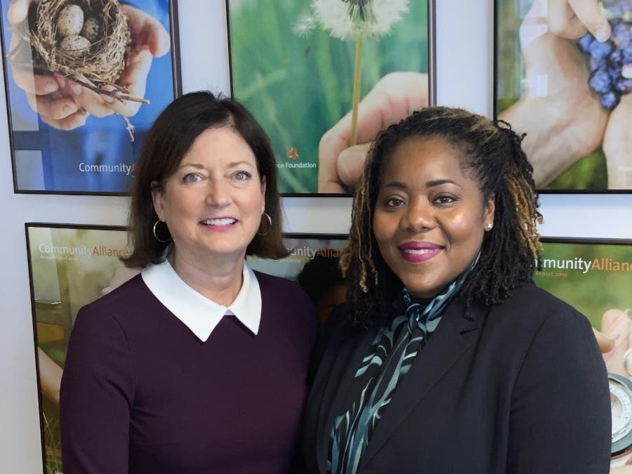 (L to R) Maryann Ott Promoted to Executive Director and LaKisha Jordan Hired as Director of Programs of NewAlliance Foundation
