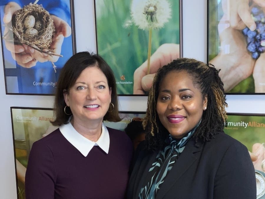 (L to R) Maryann Ott Promoted to Executive Director and LaKisha Jordan Hired as Director of Programs of NewAlliance Foundation