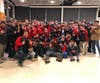 Deerfield Warriors celebrate their 12th consecutive Central Suburban League North title
