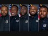 The five Memphis, Tennessee Black police officers accused of beating to death an unarmed Blackman named Tyre Nichols. 