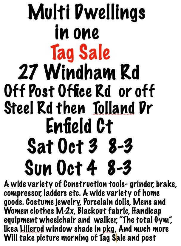 Multi Dwellings In One Tag Sale