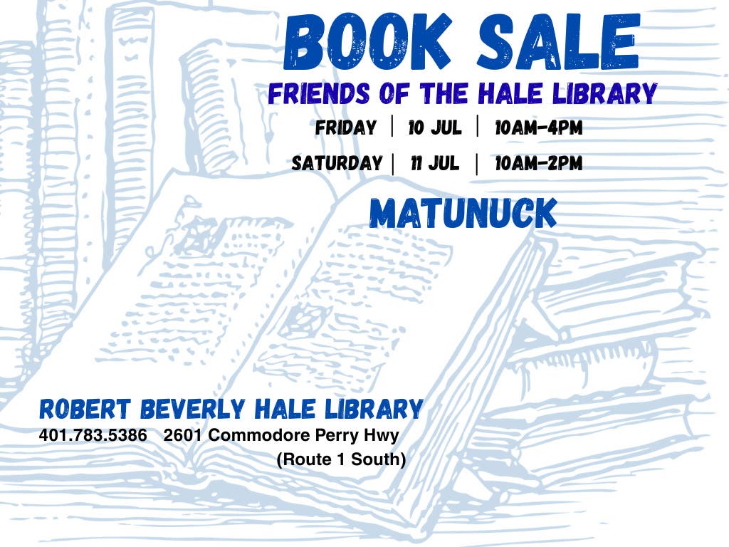 Annual Friends of the Hale Library Book Sale