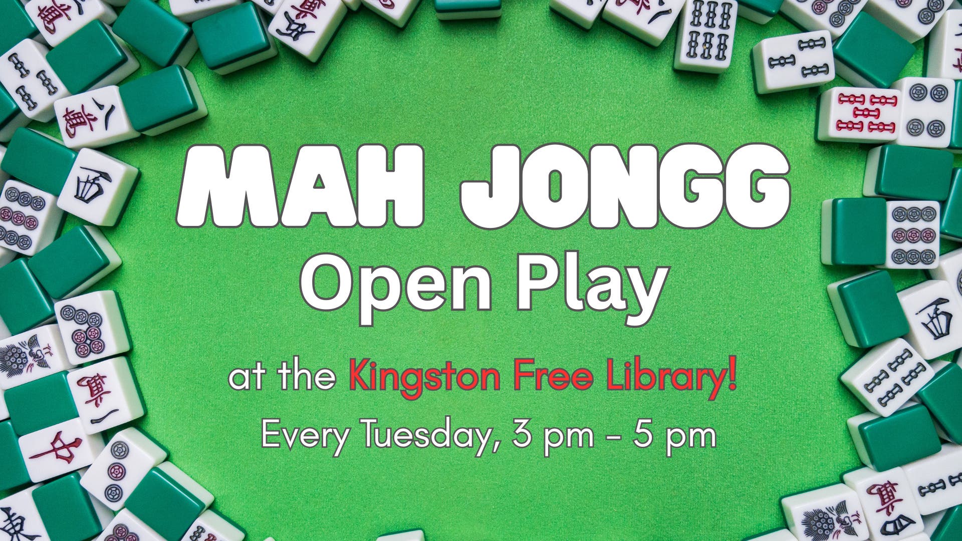 Mah Jongg Open Play