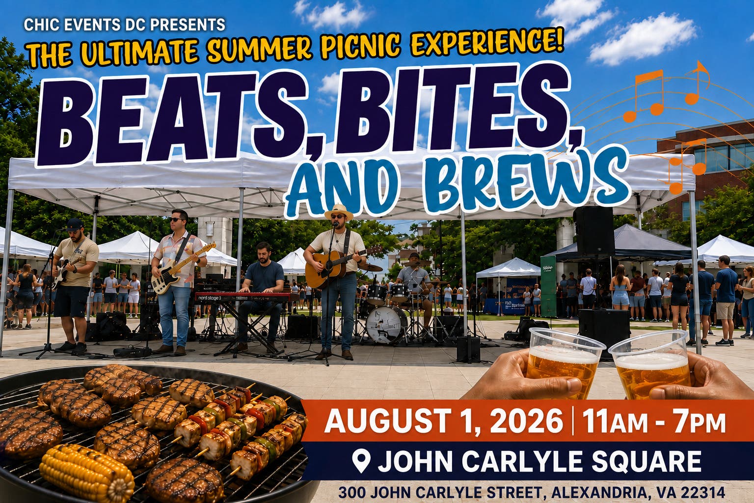Alexandria Beats, Bites and Brews @ John Carlyle Square Park