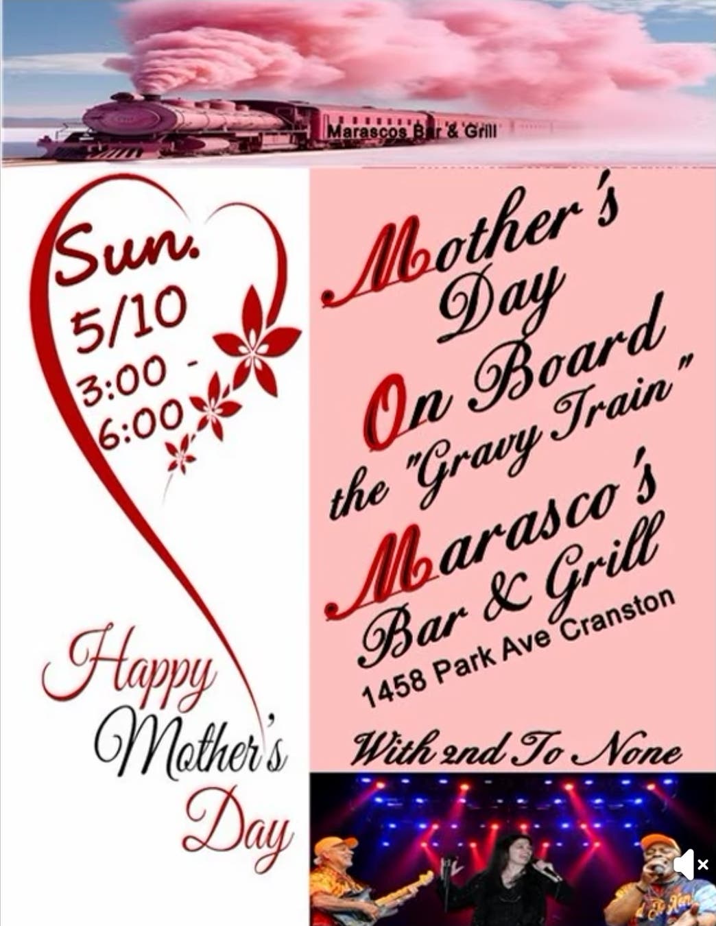 2nd  To None Mother's day at Marasco's Bar and Grill 
