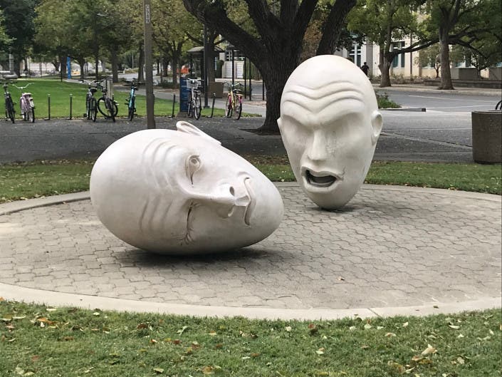 UC Davis Egghead art.