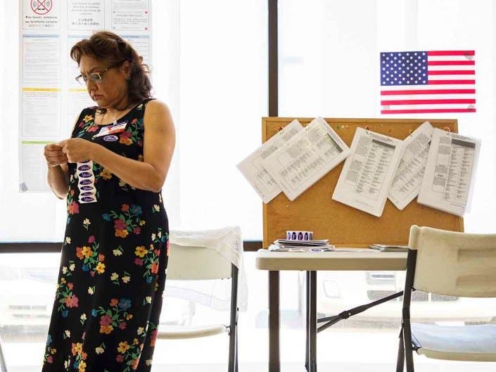 Voting Center in Rancho Cordova, June 2018.