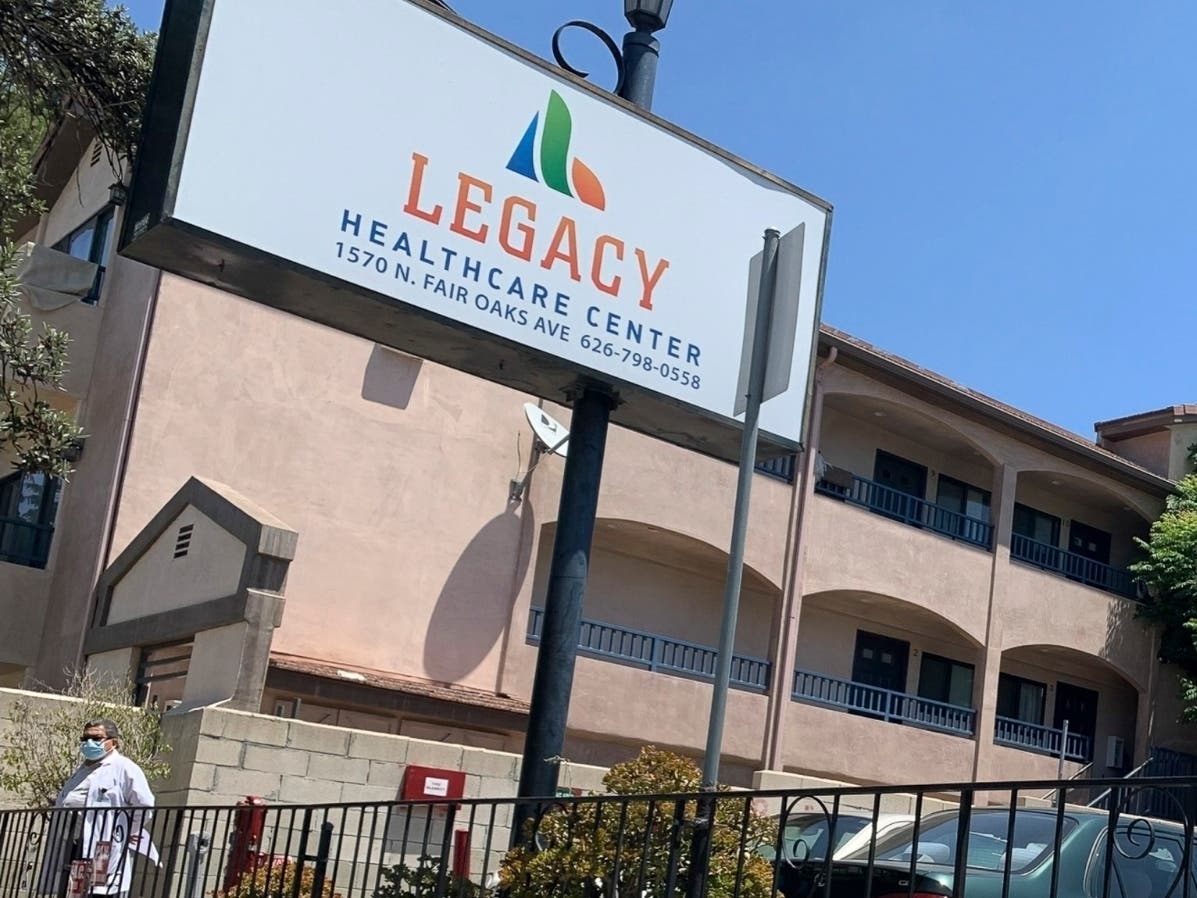 State health officials took control of the Legacy and Rose Garden Healthcare nursing homes in Pasadena after learning that the home's operator couldn't pay rent or staff, as the coronavirus pandemic loomed.