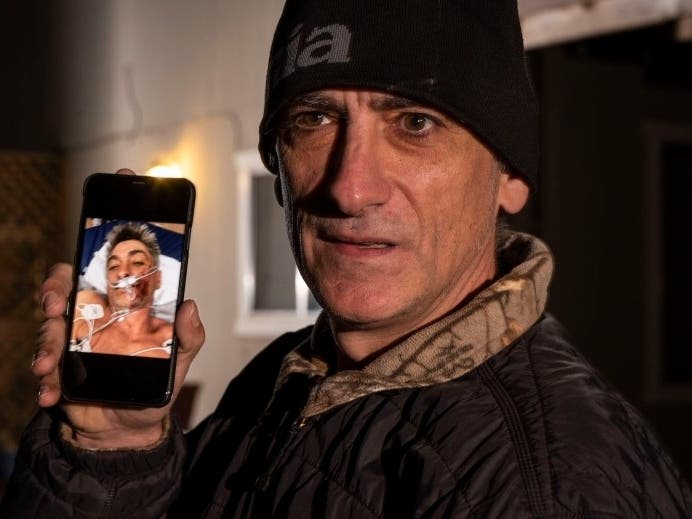 Jacques Gene recalls the serious injuries he suffered while working on a construction job. 