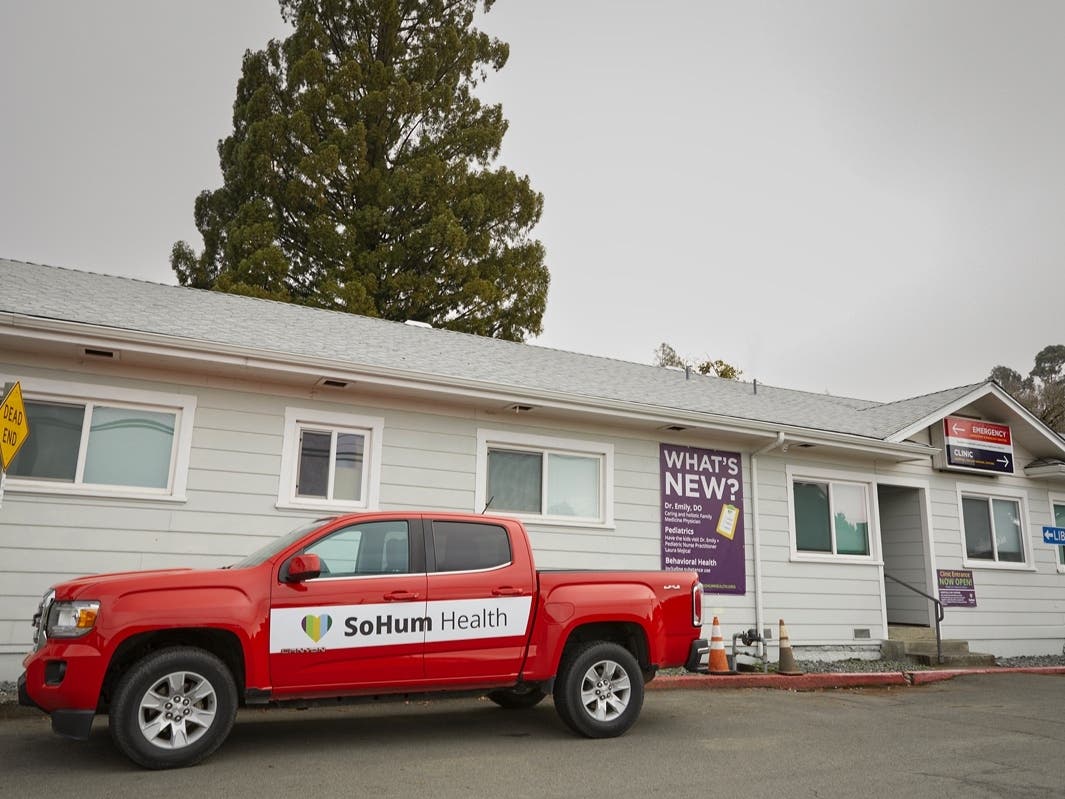 The Jerold Phelps Community Hospital operated by SoHum Health in Garberville on Dec. 17, 2022. 
