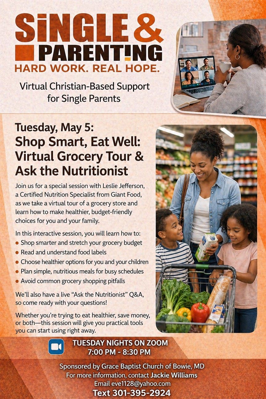 Shop Smart, Eat Well: Virtual Grocery Tour & Ask the Nutritionist