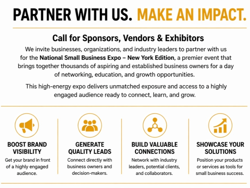 This highly anticipated Expo will serve as a catalyst for business growth, strategic partnerships, corporate engagement, and economic advancement creating a space where ideas, resources, capital, procurement opportunities, and collaboration converge.