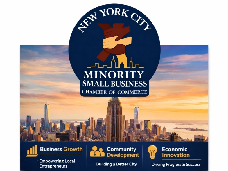 The Chamber's mission is to foster trade and commerce, support business development, advocate for equitable access to capital & contracting opportunities, promote entrepreneurship & strengthen the economic vitality of minority-owned businesses in N.Y.C.