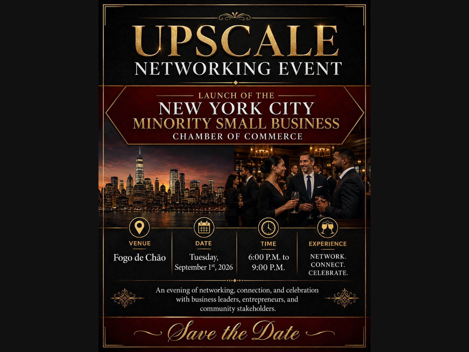 The New York City Minority Small Business Chamber of Commerce, Inc.
was established to foster trade and commerce throughout New York City and beyond, with a special emphasis on strengthening minority-owned businesses and helping entrepreneurs.
