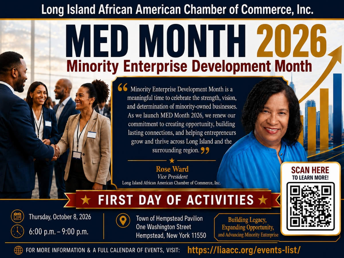 Government, corporate, small buisness leaders, higher education and nonprofit leaders will convene October 8 in Hempstead to connect minority-owned businesses with access, contracts, capital, partnerships and growth opportunities