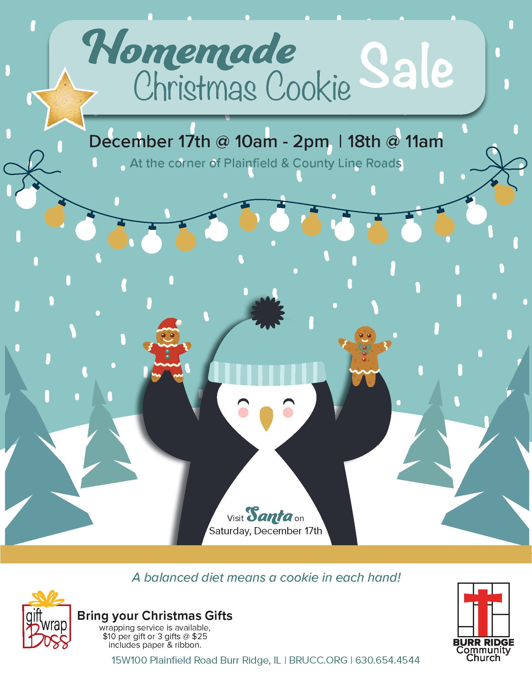Dec 17 Homemade Christmas Cookie Sale Burr Ridge, IL Patch