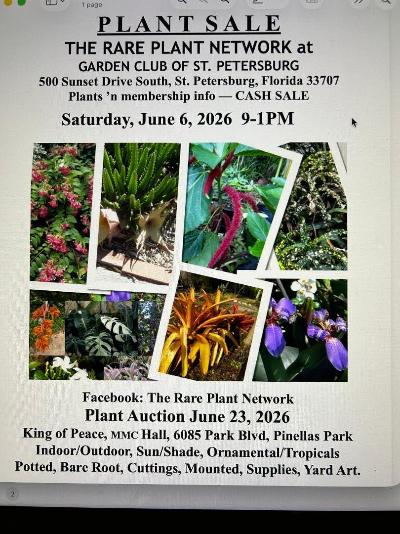 The Rare Plant Network Plant Sale