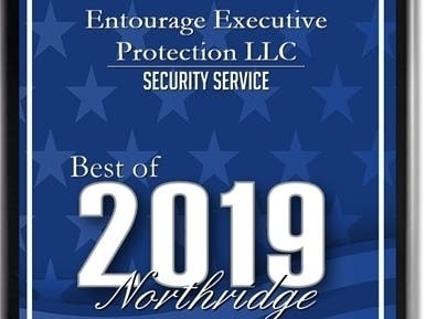 Entourage Executive Protection LLC receives the 2019 Best of Northridge Award for Security Services