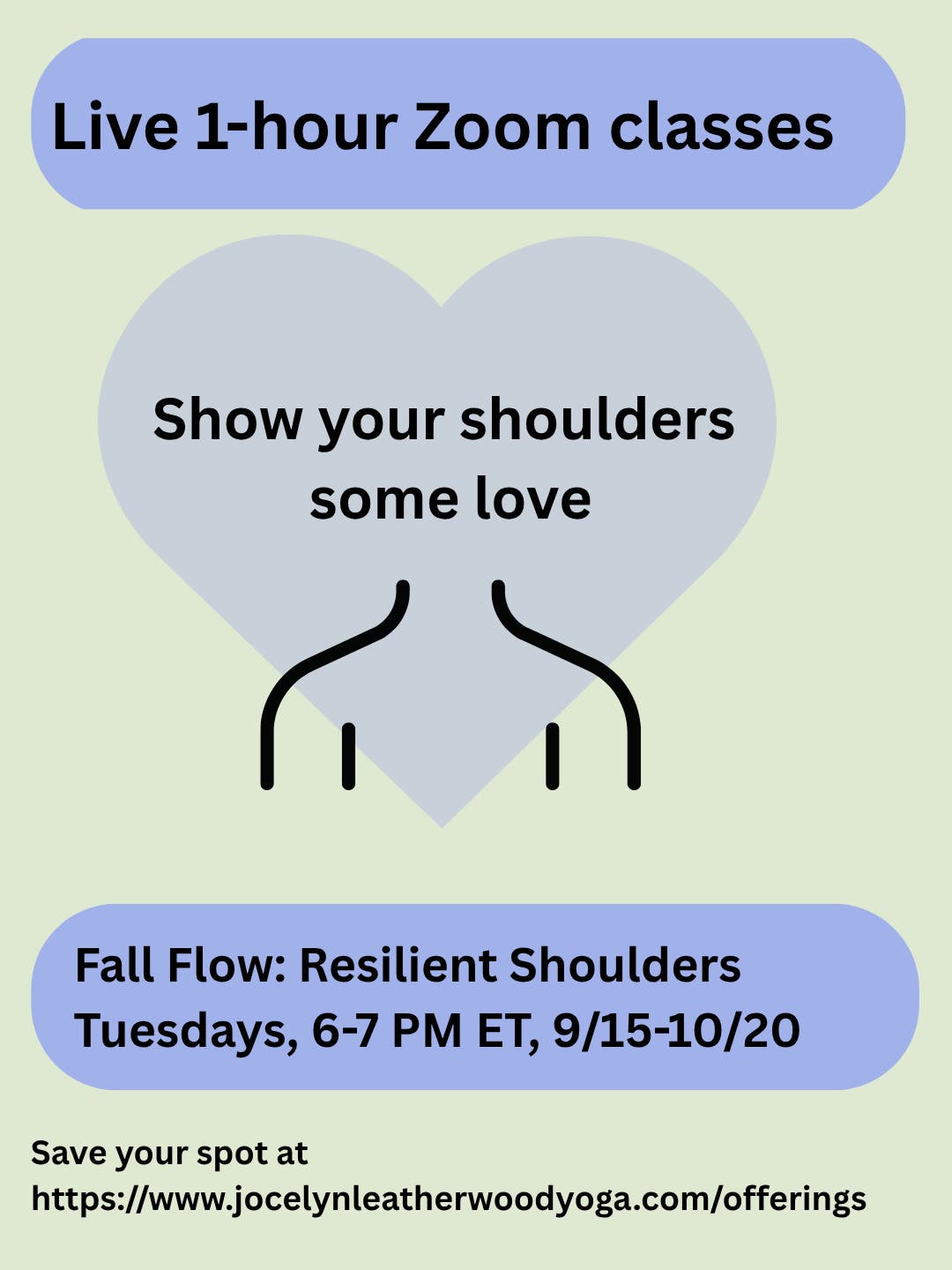 Fall Flow: Resilient Shoulders - 6-week yoga series on Zoom