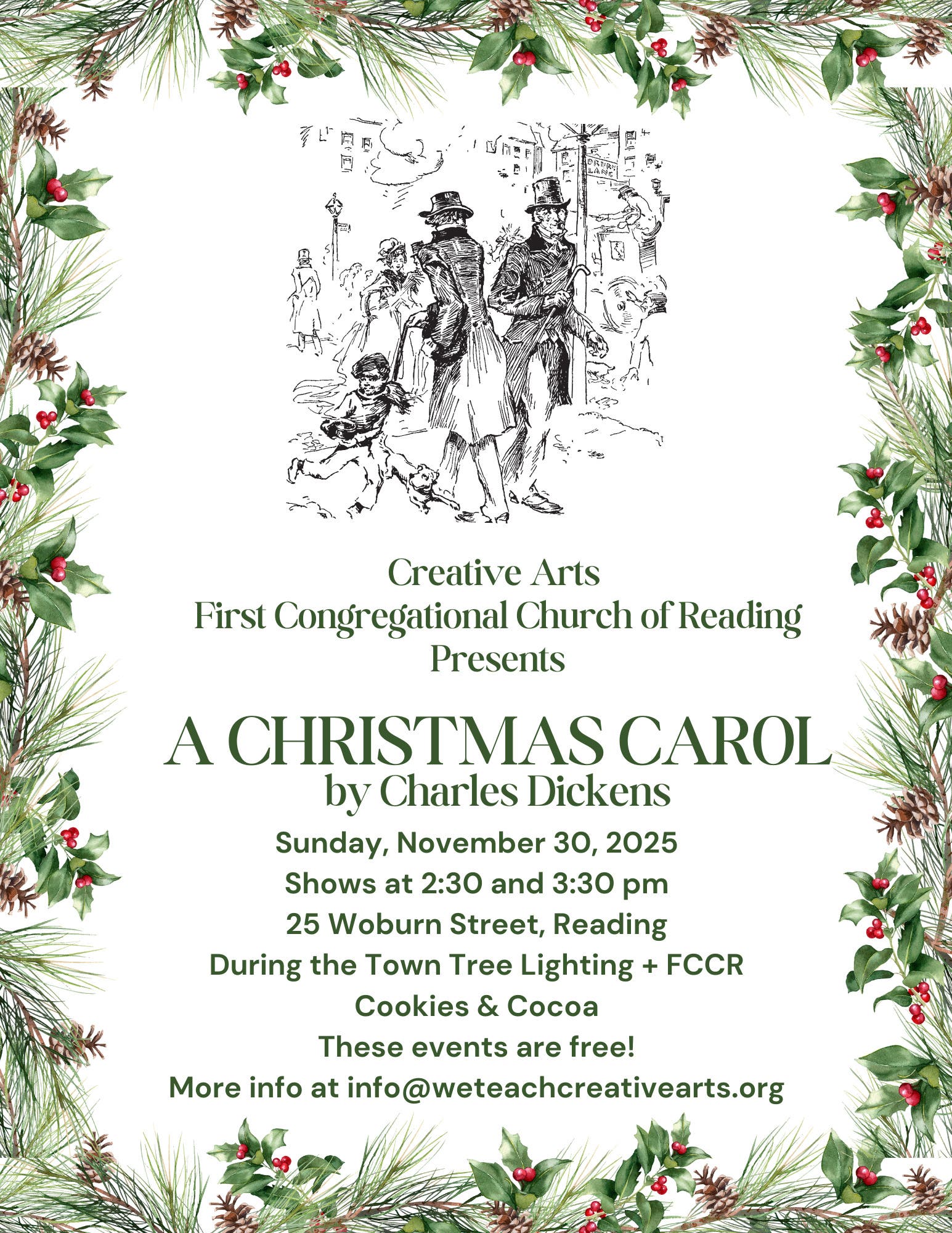 Free Event: "A Christmas Carol" by Charles Dickens