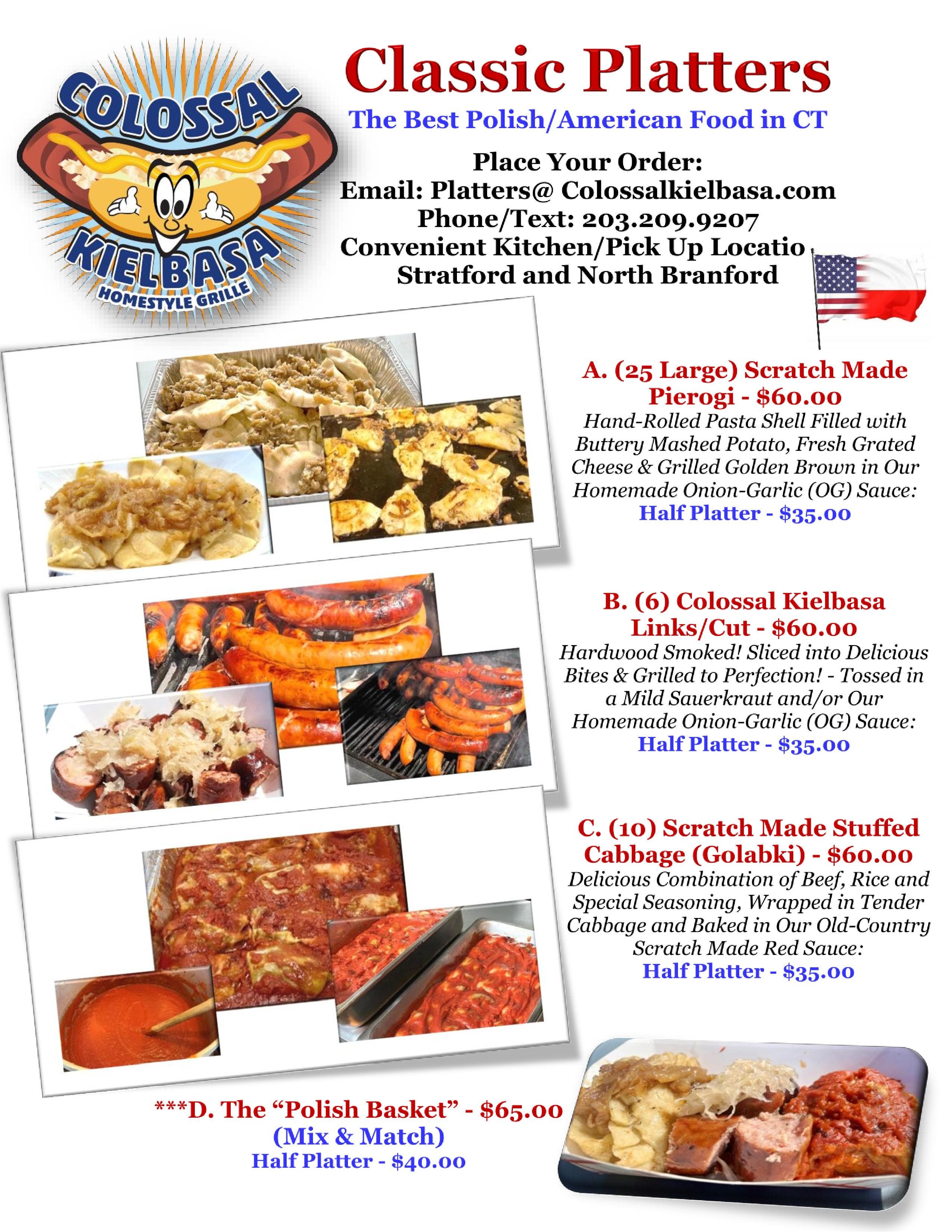 Colossal Kielbasa: Classic Christmas Platters