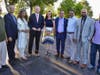 Flag-Hoisting ceremony in Glendale heights 