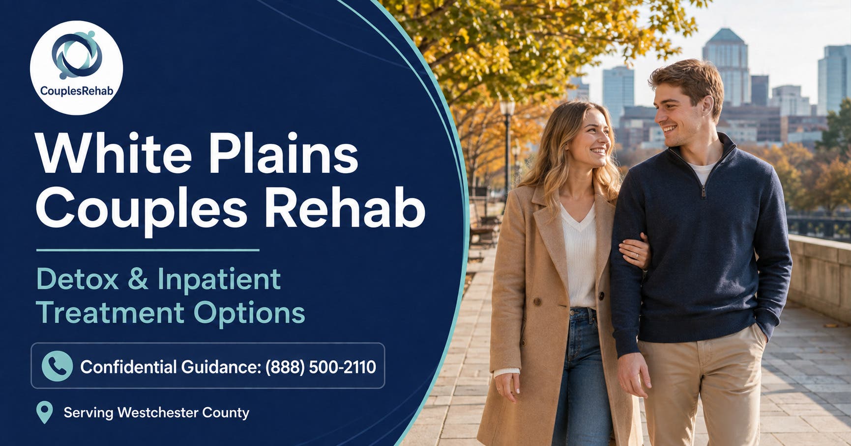 White Plains Couples Detox and Rehab: Detox and Inpatient Treatment for Westchester Couples