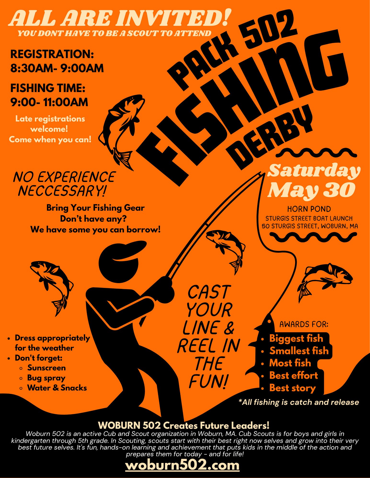 Scout Pack 502 Fishing Derby