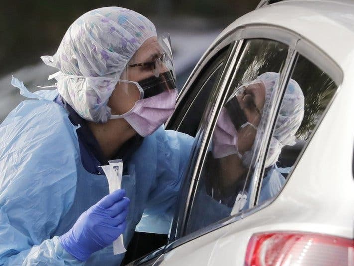 The federal government is rushing protective equipment to states for medical workers but in at least two states promised deliveries are falling far short of requests and even include expired items. 