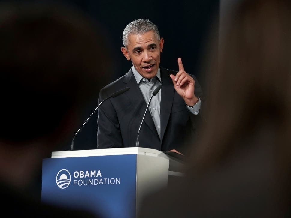 Obama spoke during "Show Me Your Walk, HBU Edition" a two-hour livestreaming event for historically black colleges and universities.