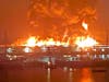 A four-alarm fire broke out at Pier 45 in Fisherman's Wharf early Saturday morning.