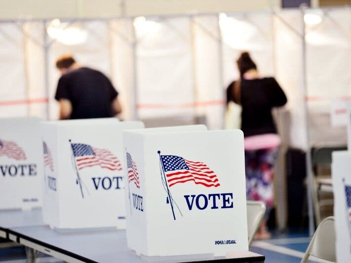 A majority of President Donald Trump’s supporters plan to cast their ballot on Election Day, while about half of Joe Biden’s backers plan to vote by mail, according to a new poll. 