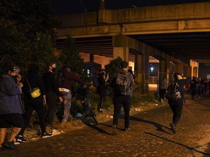 The poll from The Associated Press-NORC Center for Public Affairs Research finds that 44 percent of Americans disapprove of protests in response to police violence against Black Americans.