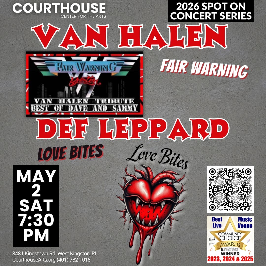 Van Halen / Def Leppard - Fair Warning / Love Bites 5/2/26 SAT 7:30PM